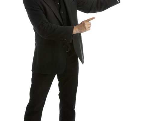 magiker hans lindström helfigur pekar